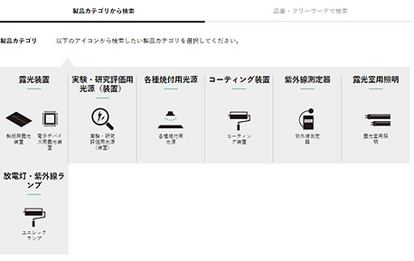 製品カテゴリから検索