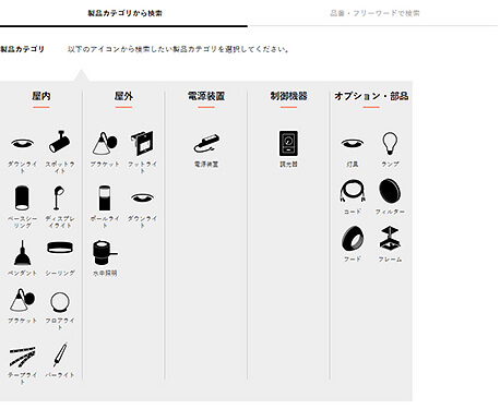 製品カテゴリから検索